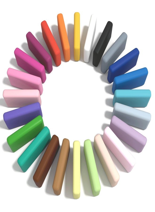 BOHS 24-Colors Foam Clay Pro - for Cosplay,School Projects,Hand/Paw Print - Air Dry,Fine Texture,Pliable - 24 pcs,2.65 lbs,Ages 3 & Up - Image 1